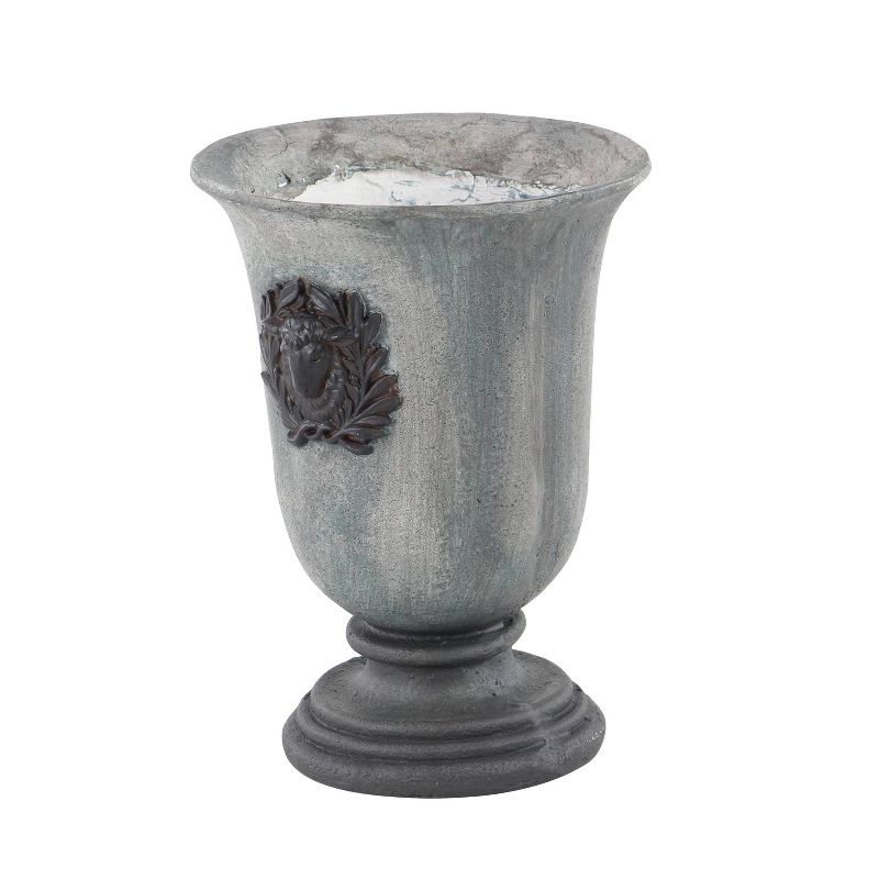 Olivia & May Traditional Rustic Flower Urn Planters Gray, 4 of 5
