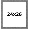 PosterPalooza | Distressed Black Picture Frame - UV Acrylic, Foam Board Backing, Hanging Hardware - 2 of 4
