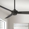 52" Minka Aire Modern Industrial 3 Blade Indoor Ceiling Fan Coal Black for Living Room Kitchen Bedroom Family Dining Home Office - 2 of 4
