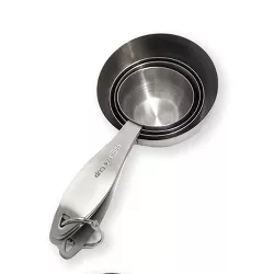 BergHOFF Stainless Steel 4Pc Measuring Cups, Silver
