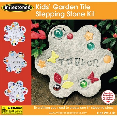 Mosaic Stepping Stone Kit-Kids' Garden