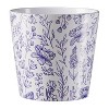 Floral Garden Starter Kit with Tools, Pots & Accessories – Blueish-Purple Flower Design, 5.5" Dia. - 3 of 4