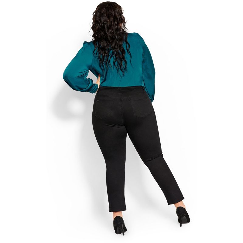 Women's Plus Size In Awe Top - teal | CITY CHIC, 4 of 7