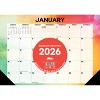 Willow Creek Press 17"x12" 2026 Rainbow Gradient Small Monthly Deskpad - 3 of 4