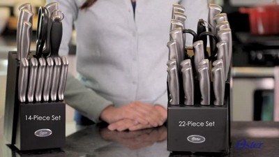 Oster Baldwyn 14 Piece Stainless Steel Cutting Kitchen Knife