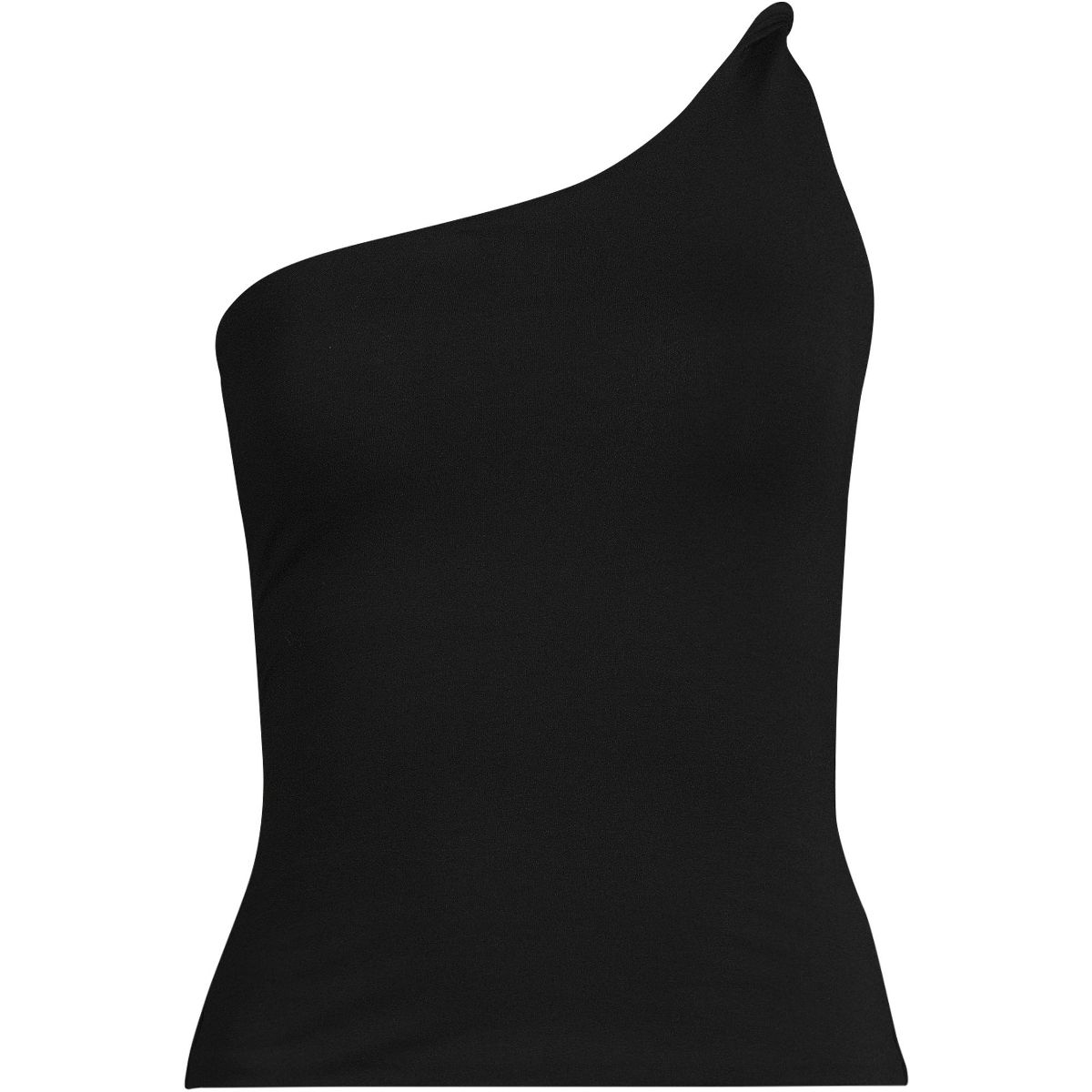 Lands' End Women's Slender One Shoulder Top - thumbnail 3