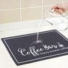 REGALWOVEN Large Diatomaceous Coffee Mat Quick Dry Dish Drying Mats for Kitchen Counter - 3 of 4