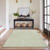 Area Rug Intricate Arched Geometric Carpet Non-Slip Stain Resistant Rugs for Sunroom,Living Room, Bedroom - 2 of 4