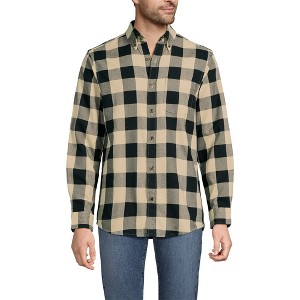 Lands' End Men's Traditional Fit Flagship Flannel Shirt - 1 of 4