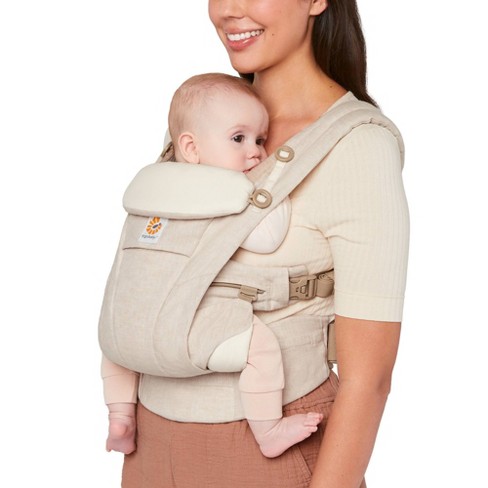 Ergobaby Omni Dream All Carry Positions Natural Linen Baby Carrier For Newborn To Toddler Target