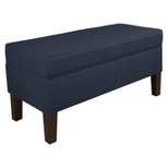 Custom Upholstered Contemporary Bench - Skyline Furniture