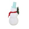 Ganz 8.0 Inch Whimsical Snowman Figurine Christmas , Glistening Snow (1PC) - 2 of 3
