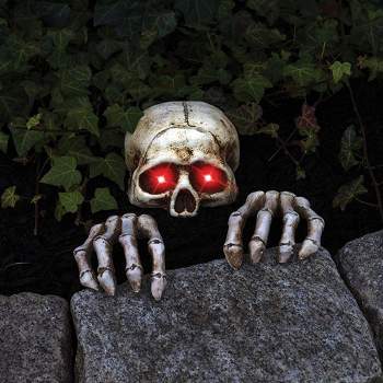 Funworld Light-Up Skele-Peeper Grave Breaker Halloween Decor