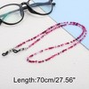 Unique Bargains Christmas Beaded Pattern Eyeglass Chain 27.56" L 1 Pc - 4 of 4