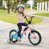 Infans 14" Kids Bike w/Adjustable Saddle Handlebar Removable Training Wheels Handbrake - 4 of 4