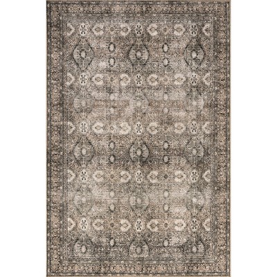 Nuloom Hillstone Collection Aether Traditional Vintage Medallion Area Rug