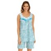 Collections Etc Paisley Print Short Set - 2 of 4
