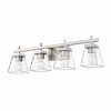 Lauren 4-Light Bathroom Vanity Wall Light - Modern Zen Design, Dimmable, Damp Rated - 2 of 4