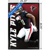 Trends International NFL Atlanta Falcons - Kyle Pitts 21 Framed Wall Poster Prints - 3 of 4