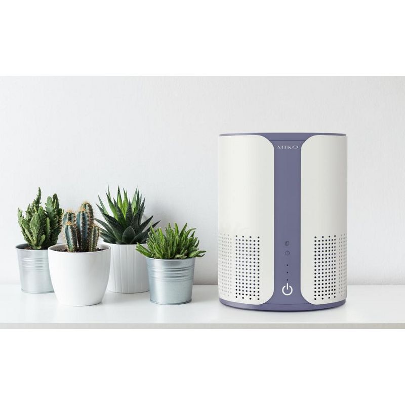 Miko HEPA Air Purifier with Essential Oil Diffuser in White, 2 of 7