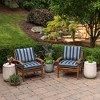 ARDEN Outdoor Plush Modern Tufted Blowfill Deep Seat Set, 24 x 24, Rain-Proof, Fade Resistant, Deep Seat Bottom and Back Cushion 24 x 24 - 3 of 4