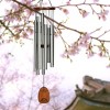 Woodstock Chimes Signature Collection, Woodstock Mindfulness Chime, Medium 28'' Silver Wind Chime WMCM - image 2 of 4