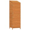 VidaXL Garden Shed Brown 21.7"x20.5"x68.7" Solid Wood Fir - 2 of 4