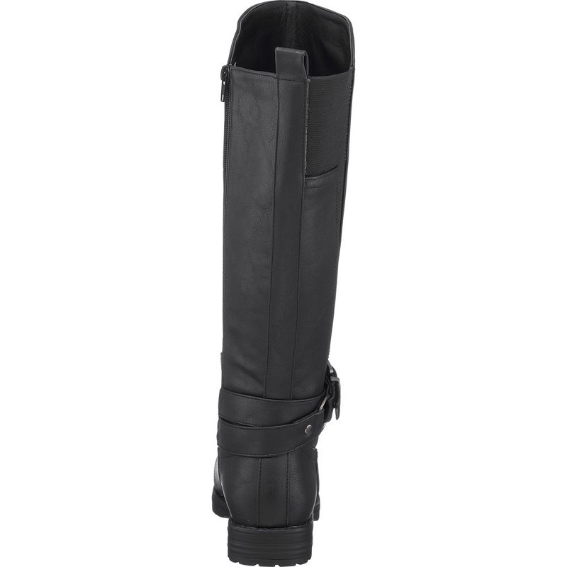 GC Shoes Aston Elastic Buckle Detail Riding Boots, 3 of 12