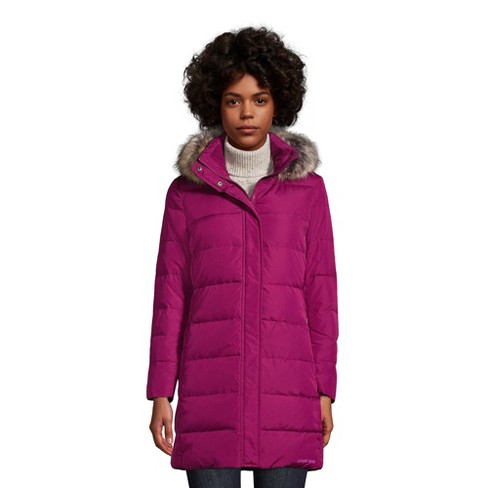 Lands' End Women's Down Winter Coat - Small - Rubellite : Target