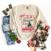 Tis The Season To Read Red Truck - Women's Graphic Sweatshirt - 2 of 4