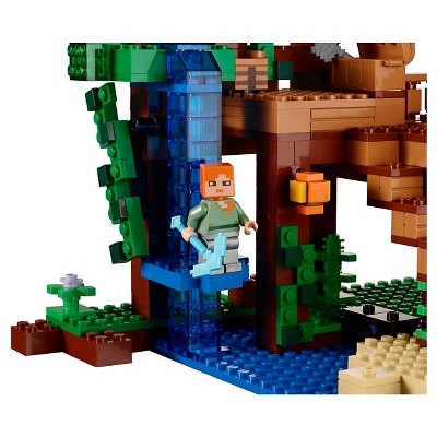 lego minecraft jungle treehouse walmart