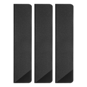 Unique Bargains ABS Soft Velvet Lining Wear Resistance Knife Guards 3 Pcs - 1 of 4