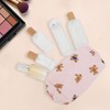 Unique Bargains 1 Pc Blue House Style Drawstring Makeup Bag for Vacation Polyester - 4 of 4