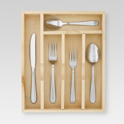 2pc Wood Signature Serving Utensils Set - Threshold™ : Target