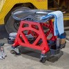 Stalwart Shop Stool with Wheels and Tool Storage - 2 of 4