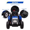 Jojoka 12V Ride on Tractor with Trailer & Remote Control,Speed Up to 5mph, Toddler Electric Vehicle Car - 3 of 4