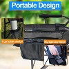 Musment 2PC Outdoor Portable Folding Camping Chair,Supports up to 400lbs - 3 of 4
