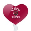 Central Washington University Wild Cats Logo Heart Love Cupcake Picks Toppers Decoration Set of 6 - 2 of 4