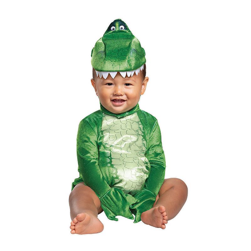 Infant Boys' Disney Toy Story 4 Rex Jumpsuit Costume - 12-18 Month - Green, 1 of 2