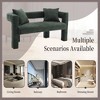 Living Room Loveseat: Modern Chenille, Comfy and Compact - 3 of 4