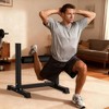 Bulgarian Split Squat Stand, 6-Level Adjustable Single Leg Squat Roller with 350 LBS Capacity, Thick Padding, Lower Body Specialty Machine - 2 of 4