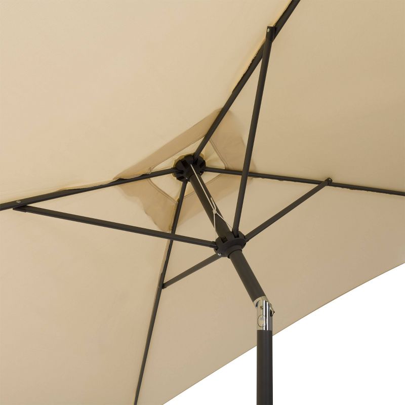 9' Square Titling Market Patio Umbrella with Base - CorLiving, 4 of 8