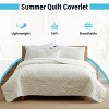 HLC.ME Logan - 3 Piece Quilt Set, Lightweight Bedspread Coverlet Set - 2 of 4