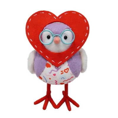 Heart Face Valentine's Day Bird Purple - Spritz™