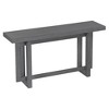 PAGED Modern Console Table with Wood Top,59 inch Rectangle Entryway Table for Living Room,Hallway - 4 of 4