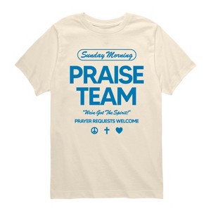 Boys' - Instant Message - Sunday Morning Praise Team Short Sleeve Graphic T-Shirt - 1 of 4