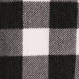 white and black buffalo plaid jogger