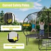 Okak 12/14/16FT Trampolines with Inner Safety Enclosure Net, Kids Trampoline with Ladder and Spring Cover Padding, Rebounder for Garden,Yard - 3 of 4