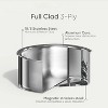 BRINJOY 10-Piece Stainless Steel Cookware Set with Removable Handles - Induction Compatible, Oven-Safe, Space-Saving Design for RV & Home Kitchens - 3 of 4