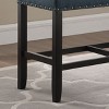 NicBex 48 Inch Ottoman Bench Modern Wooden Upholstered Dining Bench with Turned Legs, Footrest and Seat for Living Room, Bedroom, Entryway - 4 of 4